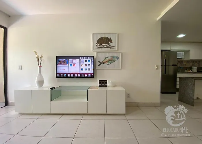 Nannai Residence - Flat completo 2 suítes (até 8 pessoas) em Muro Alto - Porto de Galinhas
